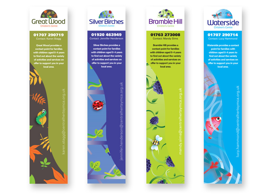 YMCA promotional merchandise/bookmarks