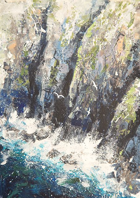 Gulls echo. Isle of Lewis. Artist, Paul Hillary