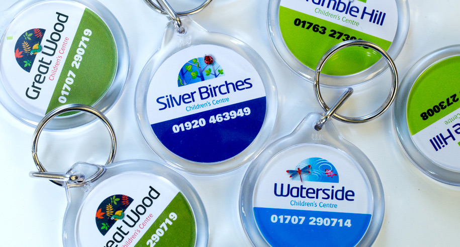 YMCA promotional merchandise-keyrings