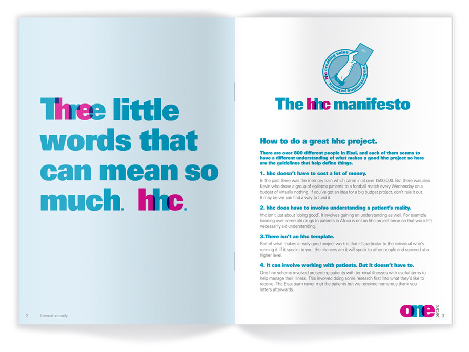 One % manifesto spread